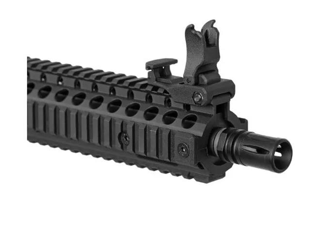Гвинтівка страйкбольна Evolution Recon Superlite MK18 Mod 1 10.8" Carbontech AEG 6 мм Black Фото 4